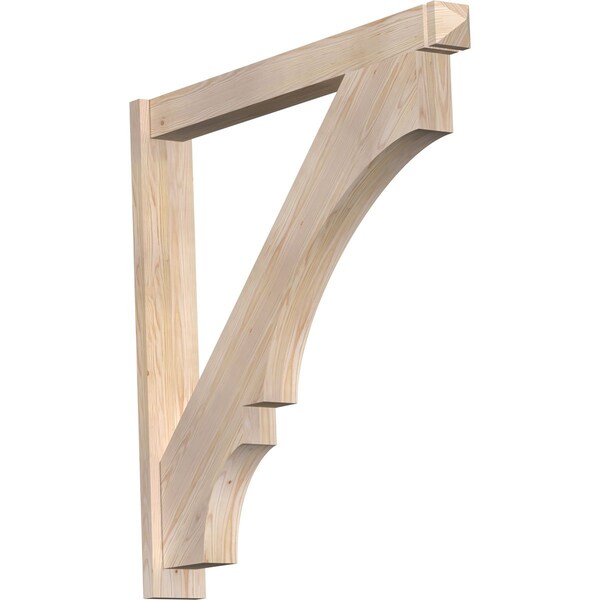 Ekena Millwork Balboa Arts & Crafts Smooth Outlooker, Douglas Fir, 5 1/2"W x 44"D x 44"H OUT06X44X44BOA03SDF - main